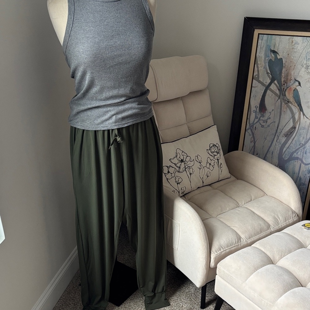 Amazon Olive Green Women's Joggers